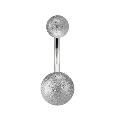 Bauchnabelpiercing mit Diamantlook