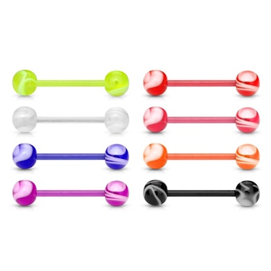 8 Zungenpiercings