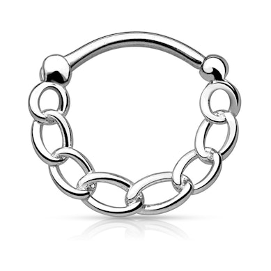 Septumpiercing mit Kette