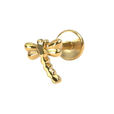 Libelle-Labret aus Titan