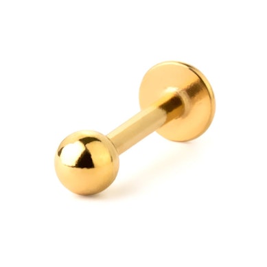 Labret aus farbigem Titan mit Innengewinde