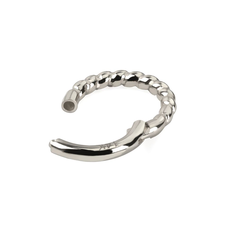 Ring aus 14kt. Gold mit Scharnier und gedrehtem Draht