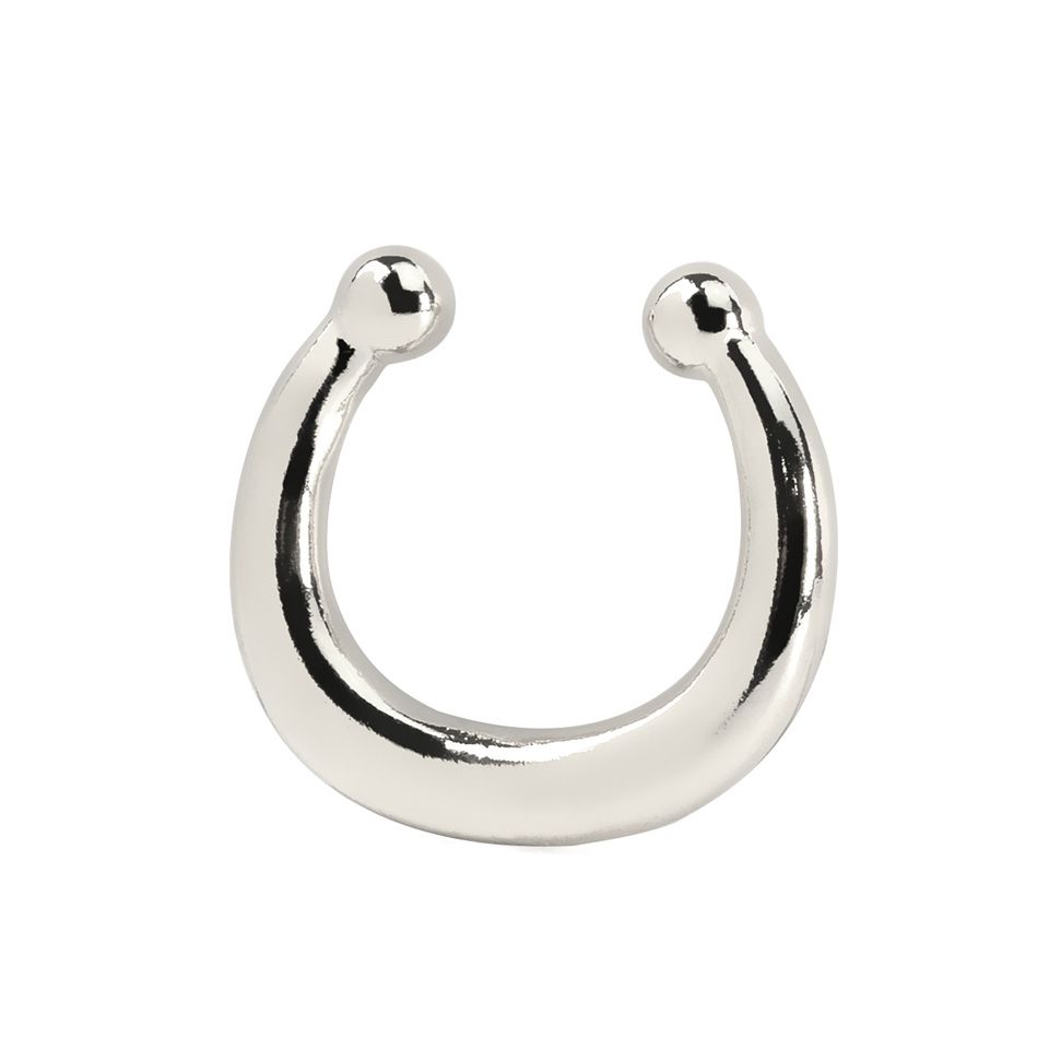 Fake Septumpiercing im einfachen Design