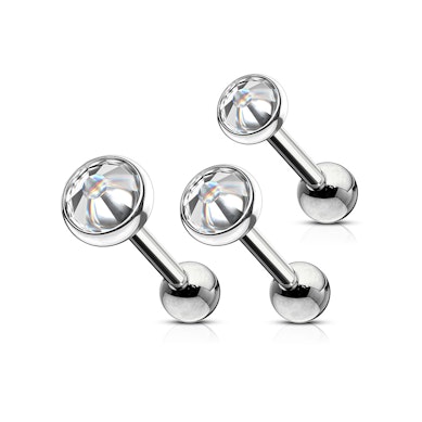 Set aus Ohrpiercings