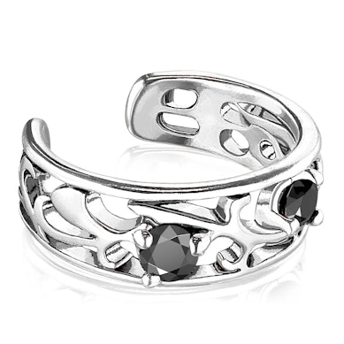 Earcuff mit verzweigtem und filigranem Design