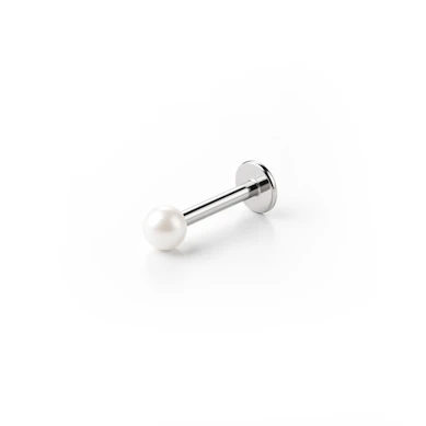 Labret mit einer Perlenkugel aus Acryl in vielen Farben