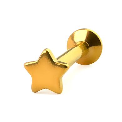 Labret mit Sternendesign