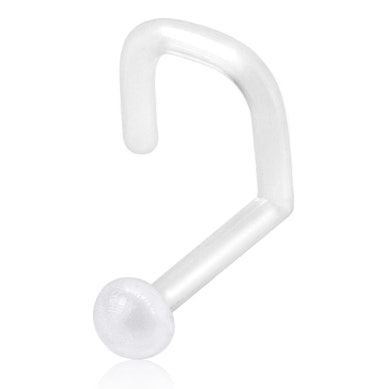 Nasenretainer - durchsichtige Nasenschraube