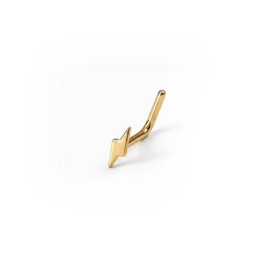 Blitz-Nasenstecker aus Titan