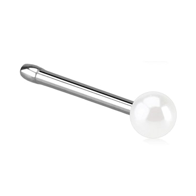 Nasenstecker mit einer Perlenkugel aus Acryl