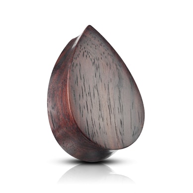 Tropfenförmiger Plug aus Holz
