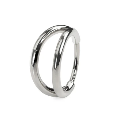Doppelter Ring aus Titan