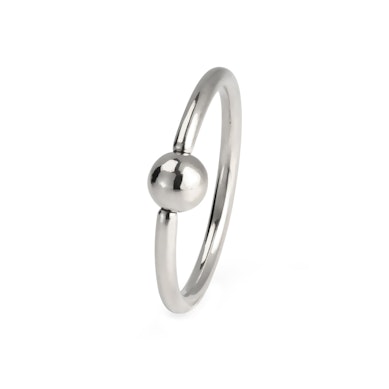 Ring mit einer festen Kugel