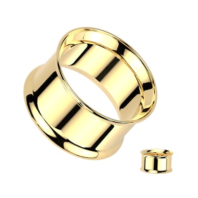 Double flare Tunnel aus Titan