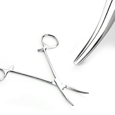 Hemostatic Curved Kelly's Forceps