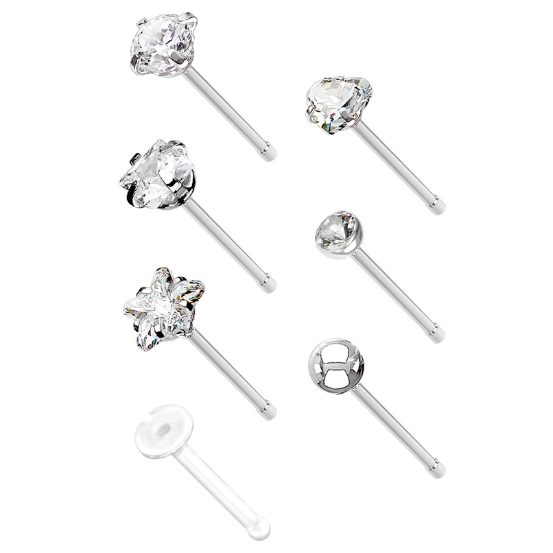 Paket mit 7 Nasensteckern