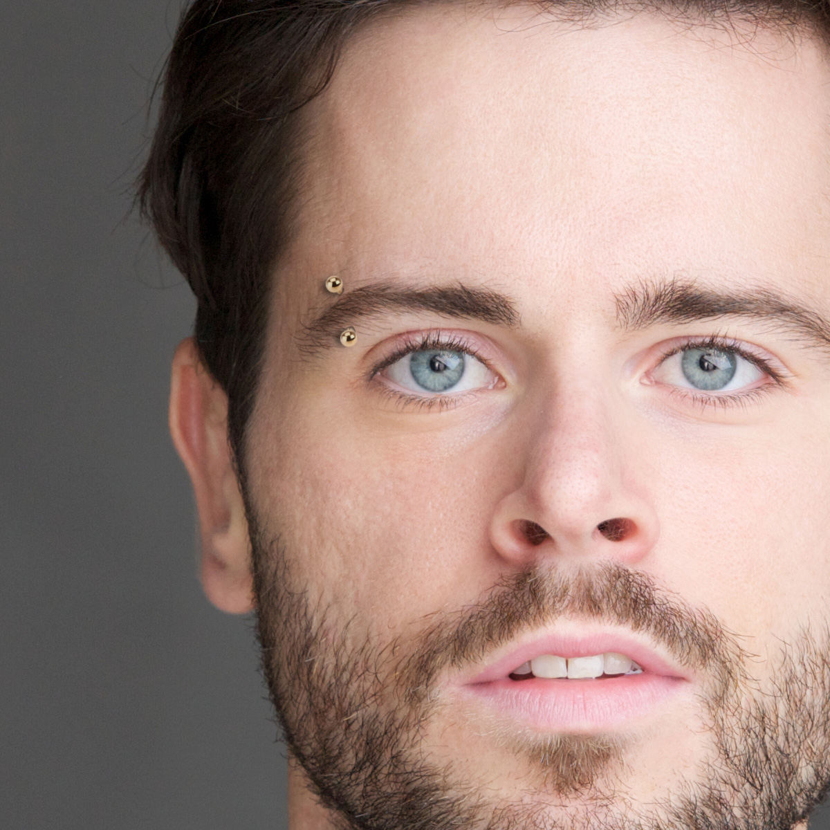 Rotgold beschichteter gebogener Stab