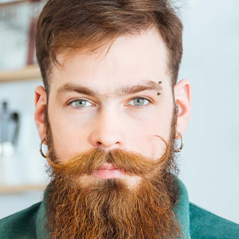 Gebogener Stab aus 14 Karat Gold