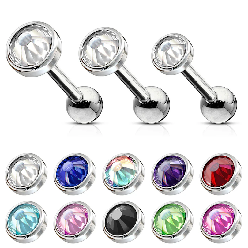 Set aus Ohrpiercings