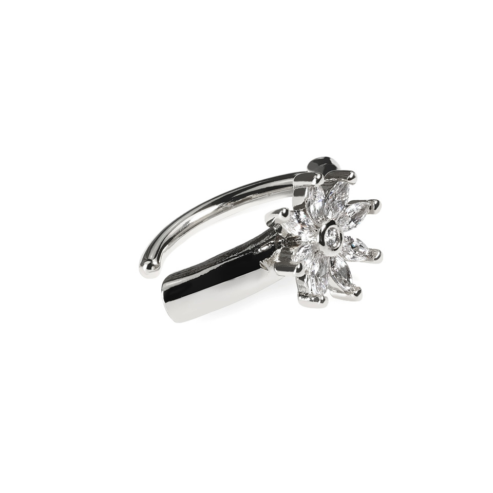 Bauchnabel-Clicker mit funkelnder Blume
