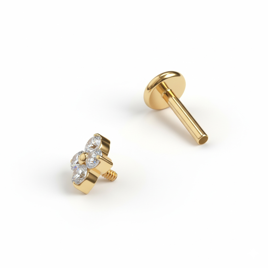 Titan-Labret mit kleiner Blume