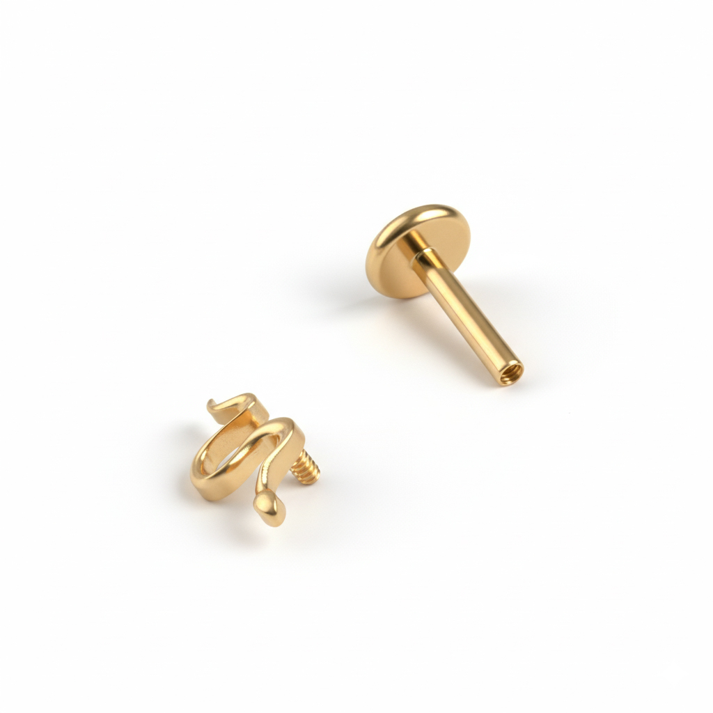 Titan-Labret mit kleiner Schlange